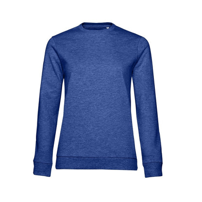 Royal Blue Heather - Front - B&C Womens-Ladies Set-in Sweatshirt