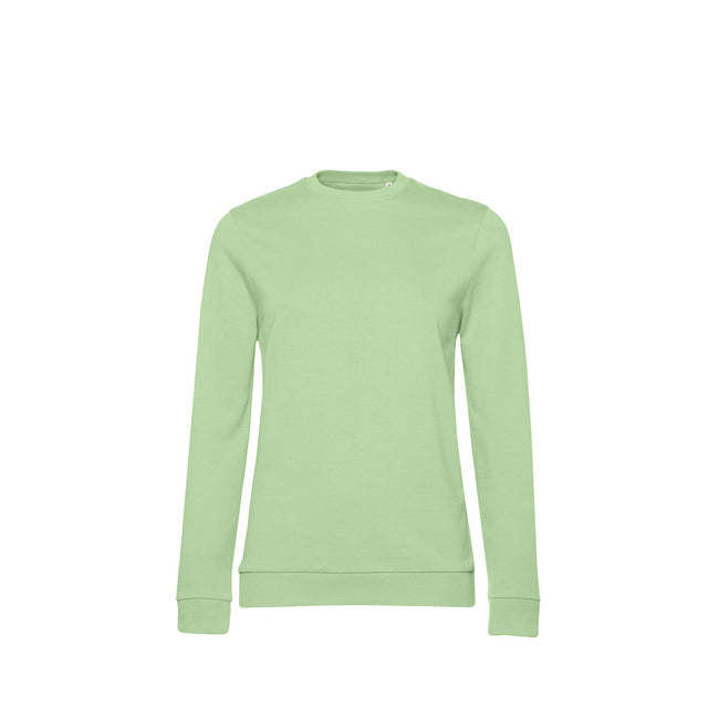 Bright Jade - Front - B&C Womens-Ladies Set-in Sweatshirt