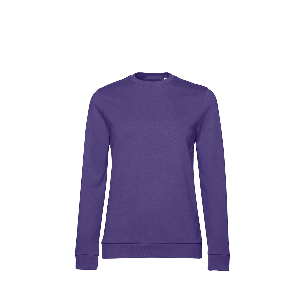 Radiant Purple - Front - B&C Womens-Ladies Set-in Sweatshirt