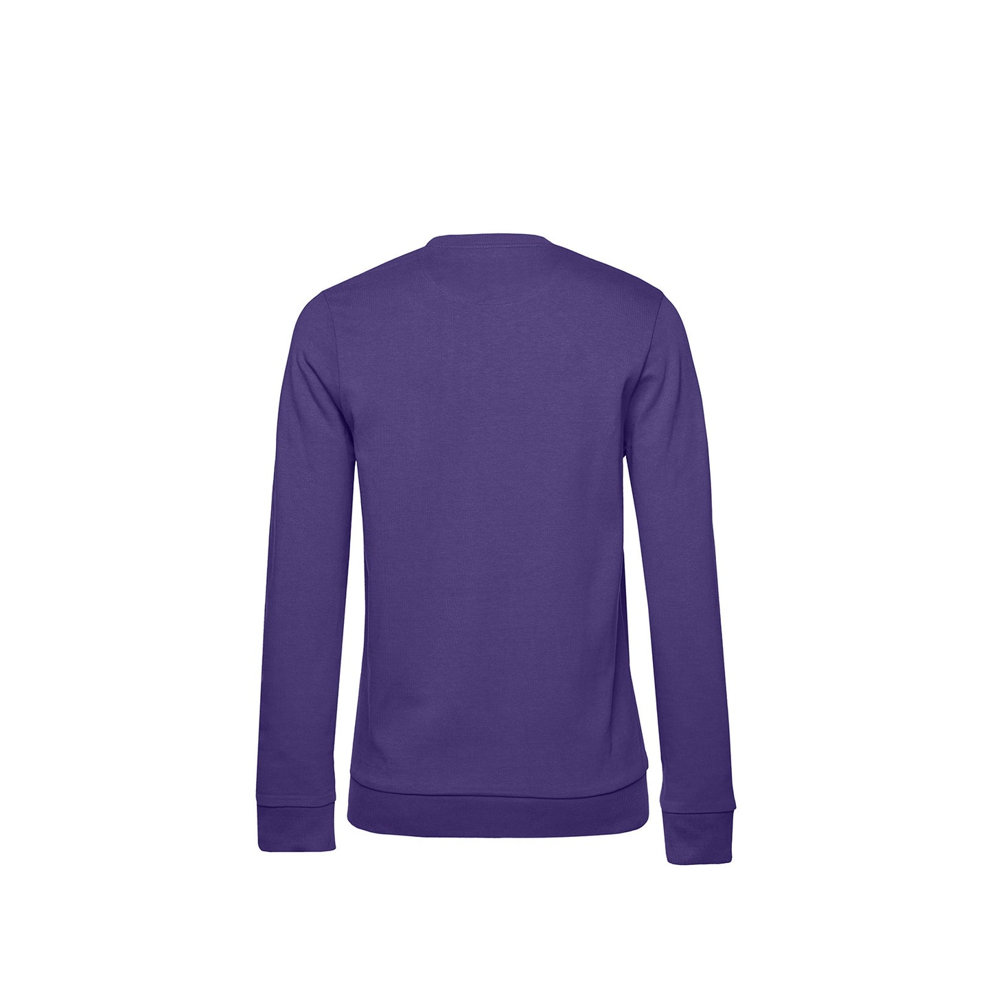 Radiant Purple - Back - B&C Womens-Ladies Set-in Sweatshirt