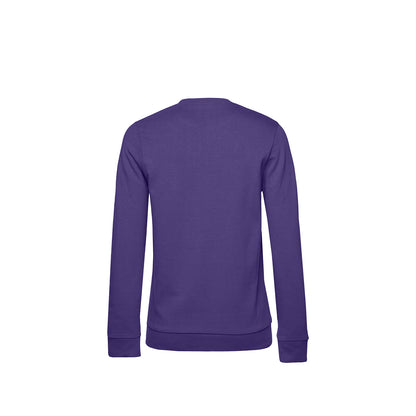 Radiant Purple - Back - B&C Womens-Ladies Set-in Sweatshirt