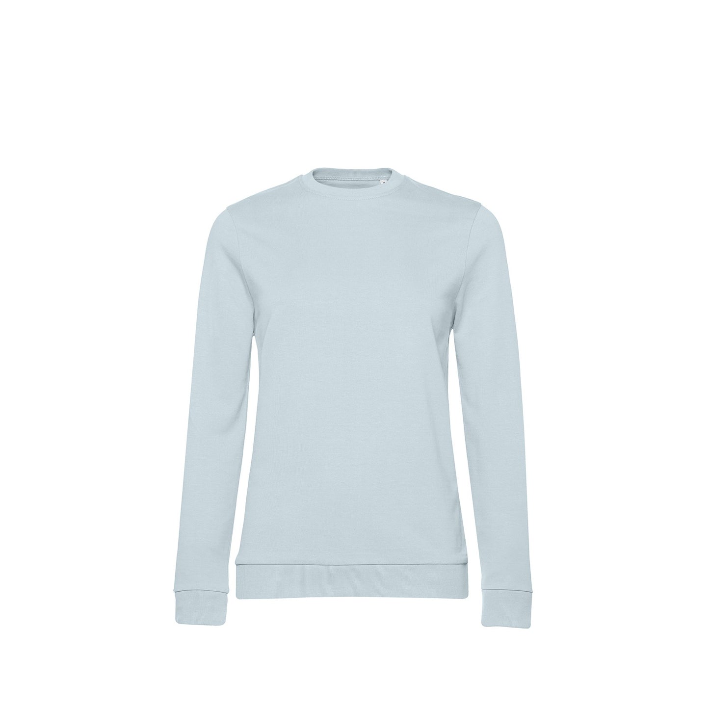 Sky Blue - Front - B&C Womens-Ladies Set-in Sweatshirt
