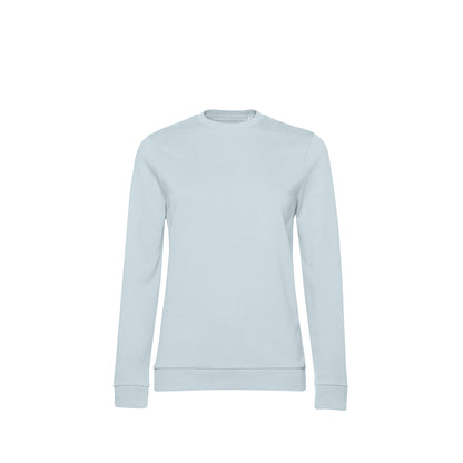 Sky Blue - Front - B&C Womens-Ladies Set-in Sweatshirt