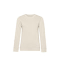 Off White - Front - B&C Womens-Ladies Organic Sweatshirt