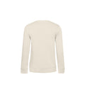 Off White - Back - B&C Womens-Ladies Organic Sweatshirt