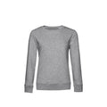 Grey Heather - Front - B&C Womens-Ladies Organic Sweatshirt