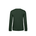 Forest Green - Back - B&C Womens-Ladies Organic Sweatshirt