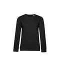 Black - Front - B&C Womens-Ladies Organic Sweatshirt