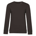 Coffee - Front - B&C Womens-Ladies Organic Sweatshirt