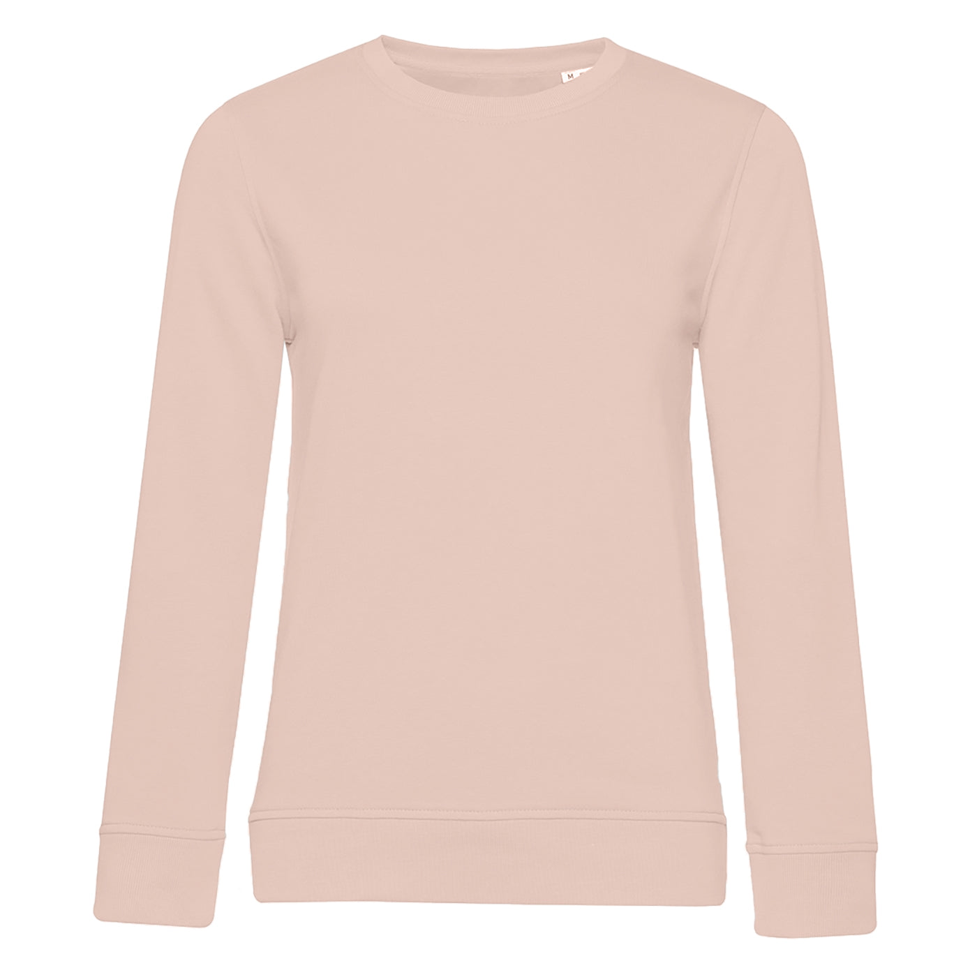 Dusky Pink - Front - B&C Womens-Ladies Organic Sweatshirt