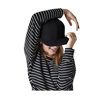 Black - Back - Beechfield Unisex Adult Two Tone Baseball Cap