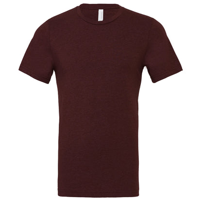 Burnt Red Heather - Front - Bella + Canvas Unisex Adult T-Shirt