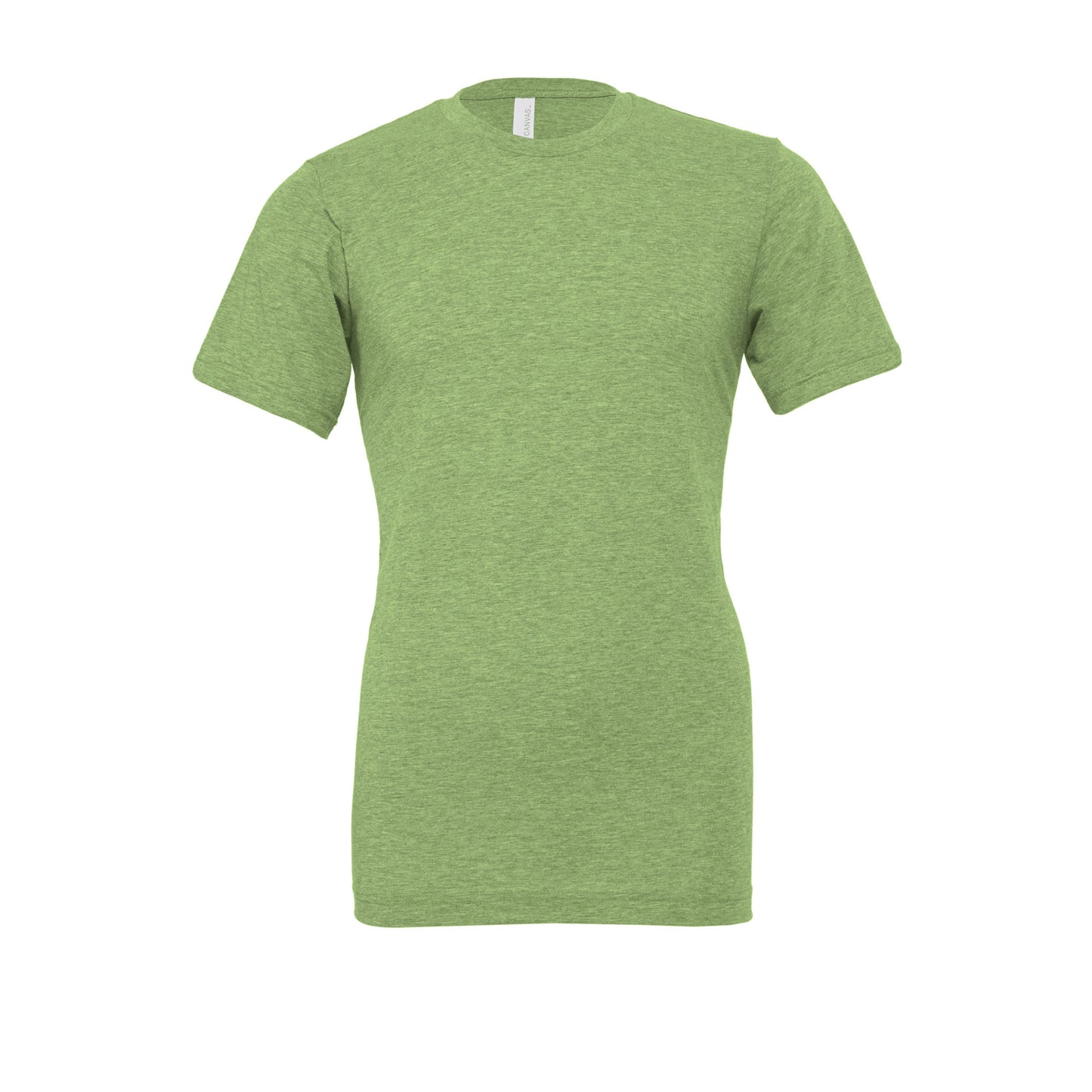 Green Heather - Front - Bella + Canvas Unisex Adult T-Shirt