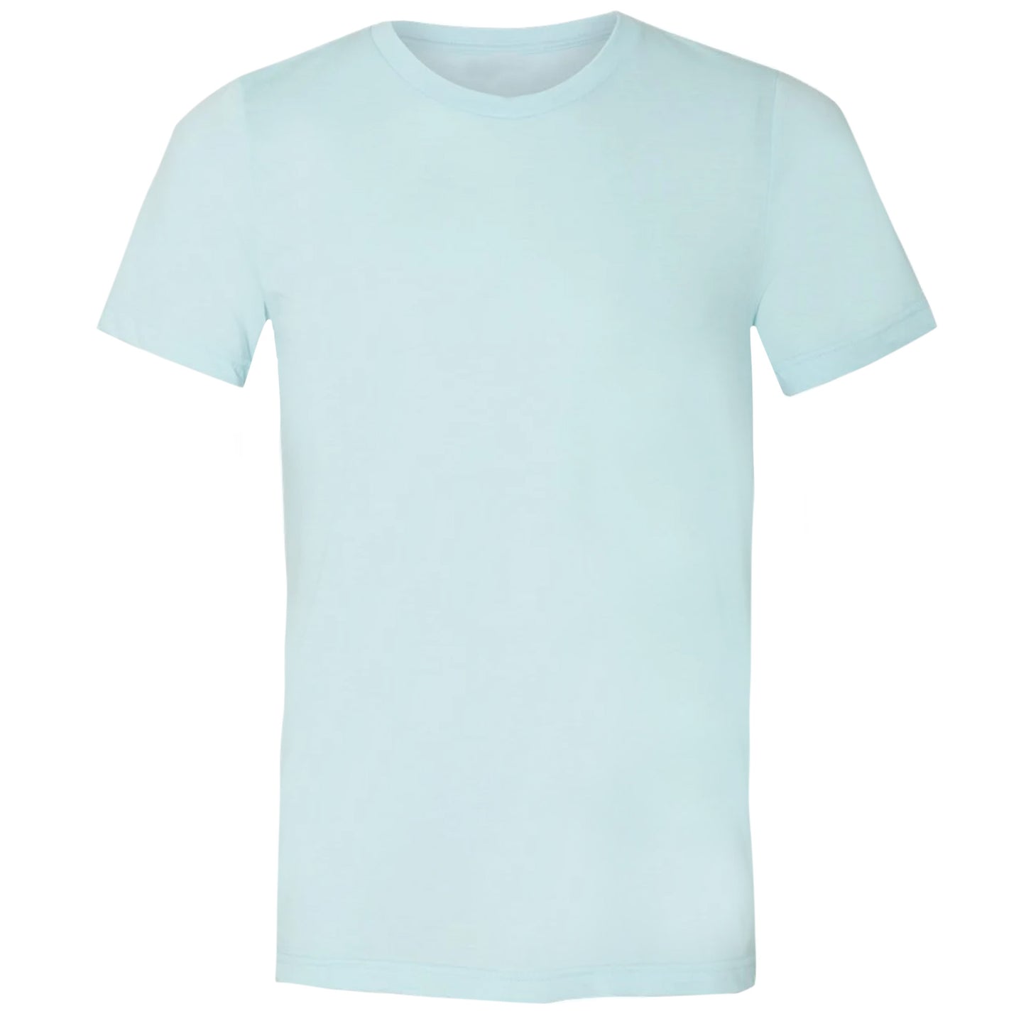 Dusty Blue Heather - Front - Bella + Canvas Unisex Adult T-Shirt