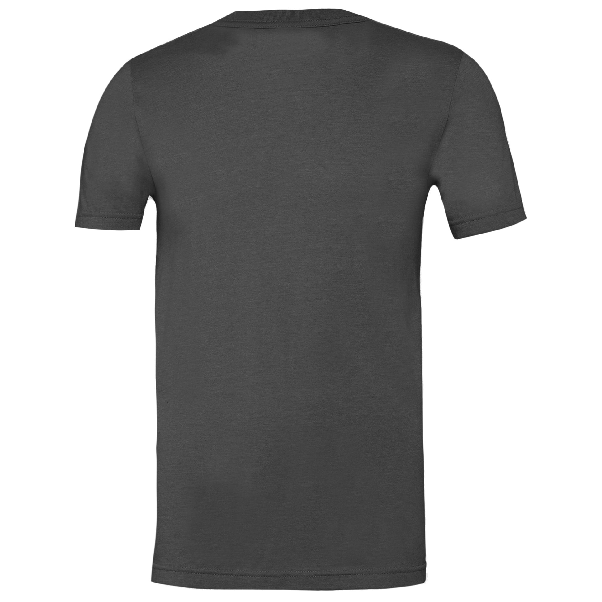 Carbon Grey Heather - Back - Bella + Canvas Unisex Adult T-Shirt