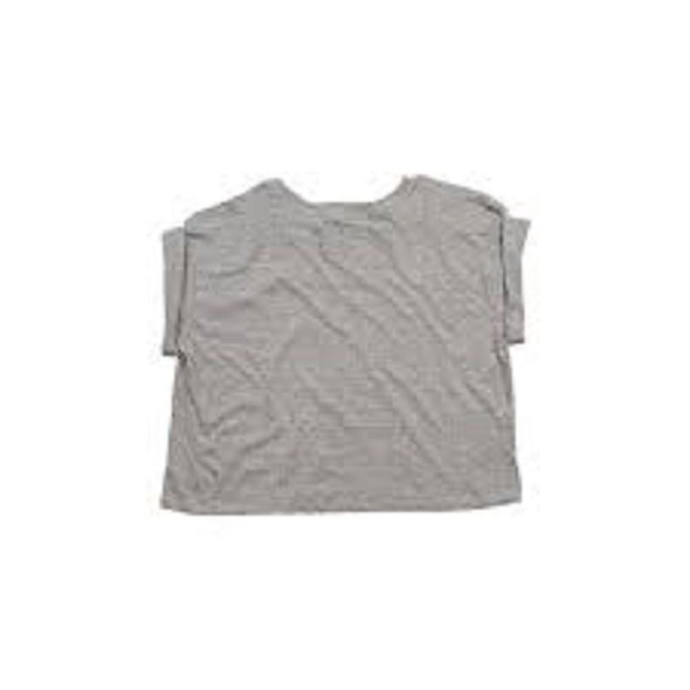 Grey Heather - Front - Mantis Womens-Ladies Crop Top