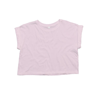 Soft Pink - Front - Mantis Womens-Ladies Crop Top