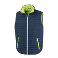 Navy-Lime Green - Front - Result Unisex Adult Gilet