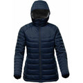 Navy-Dark Graphite - Front - Stormtech Womens-Ladies Stavanger Thermal Padded Jacket