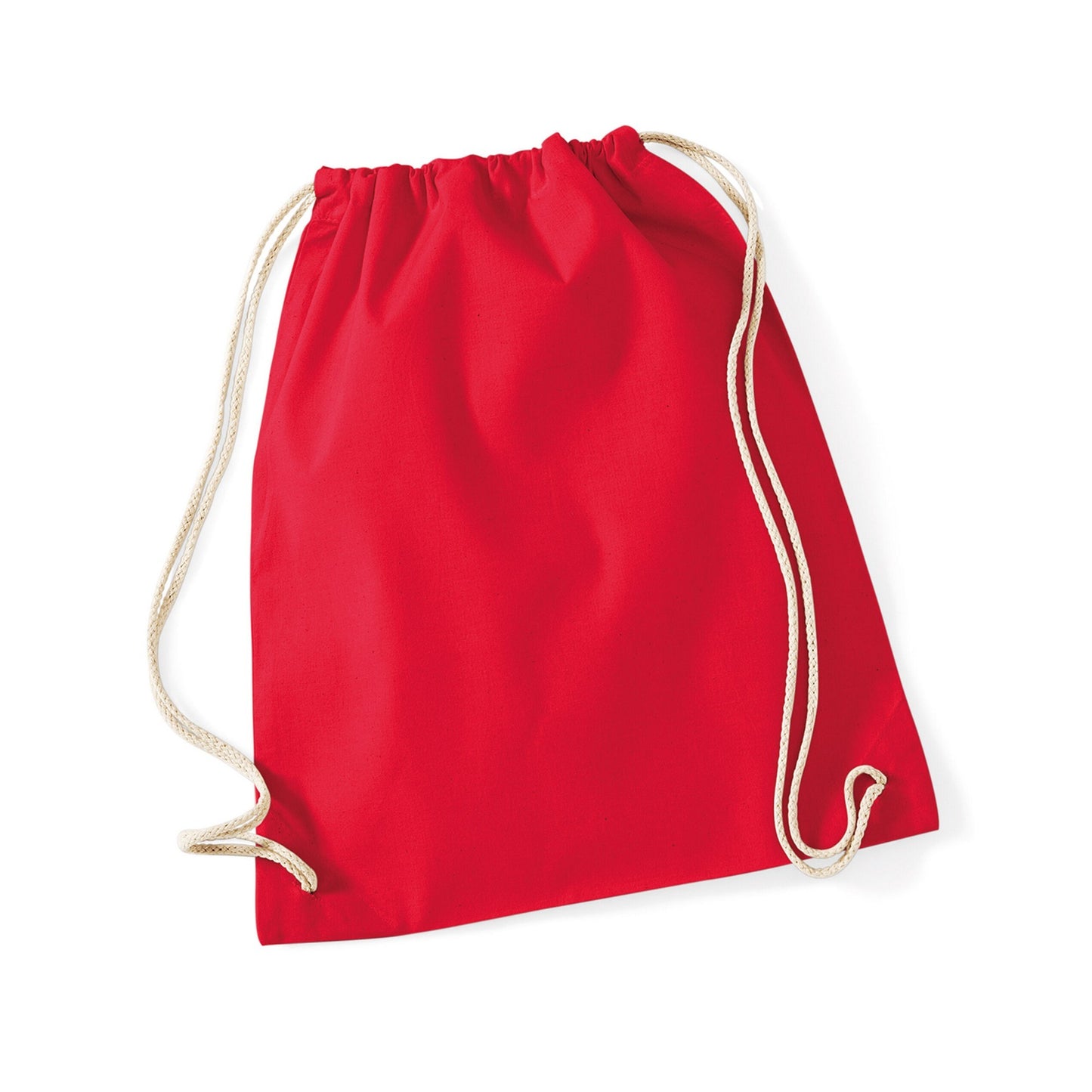 Classic Red - Front - Westford Mill Drawstring Bag