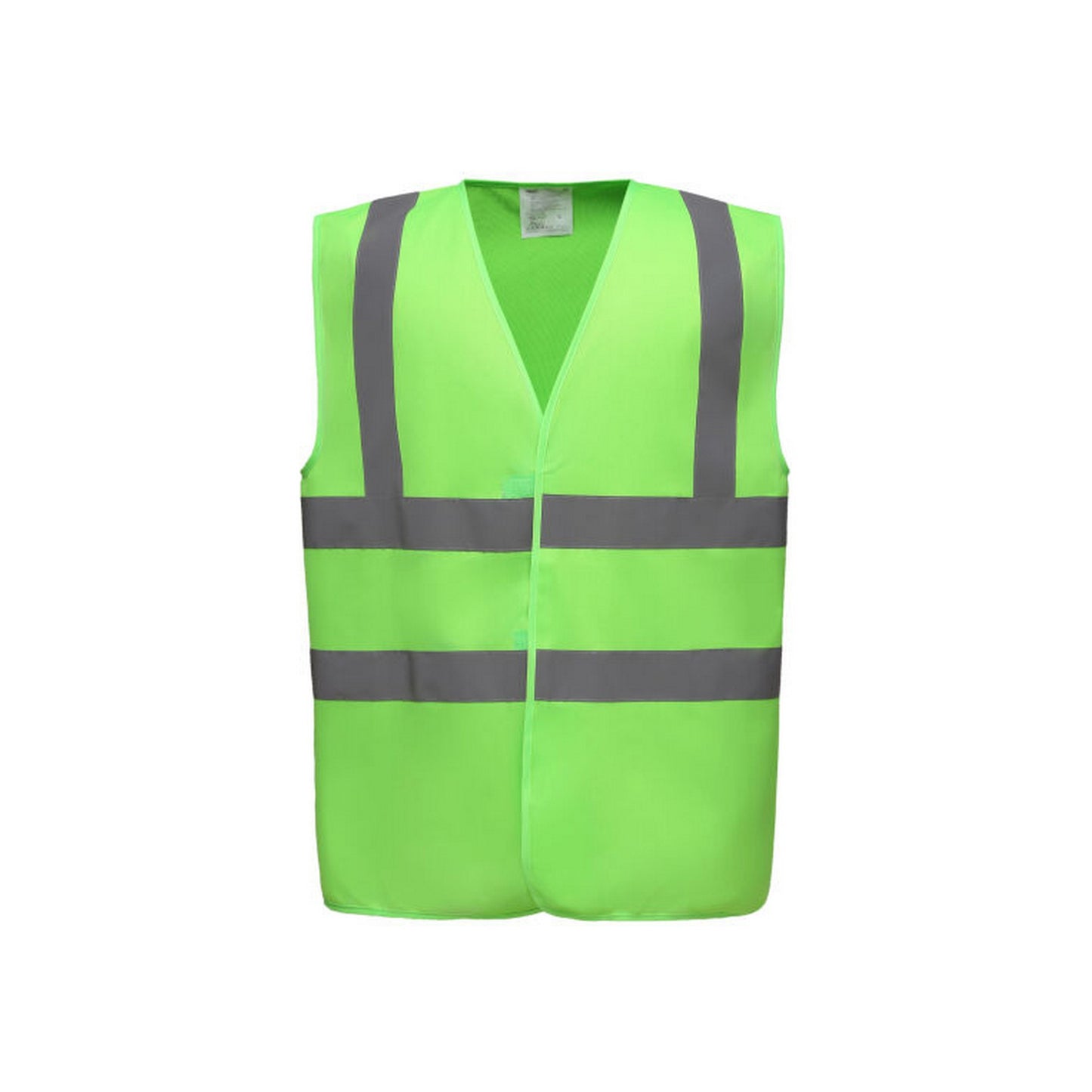 Lime - Front - Yoko Mens High-Vis Waistcoat