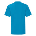 Azure - Back - Fruit of the Loom Childrens-Kids Iconic 150 T-Shirt