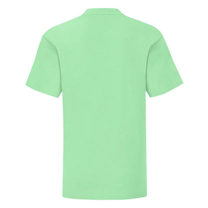 Mint Green - Back - Fruit of the Loom Childrens-Kids Iconic 150 T-Shirt
