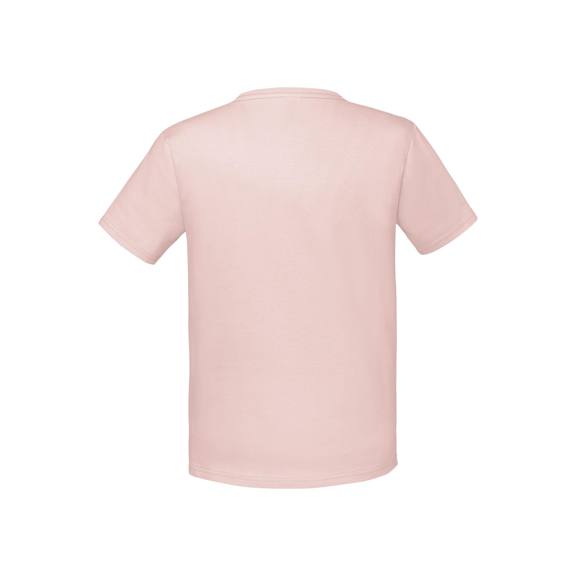 Powder Rose - Side - Fruit of the Loom Childrens-Kids Iconic 150 T-Shirt
