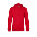 Red - Front - B&C Mens Organic Hoodie