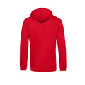 Red - Back - B&C Mens Organic Hoodie