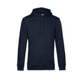 Navy - Front - B&C Mens Organic Hoodie