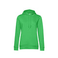 Apple Green - Front - B&C Womens-Ladies Organic Hoodie