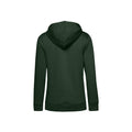 Forest Green - Back - B&C Womens-Ladies Organic Hoodie