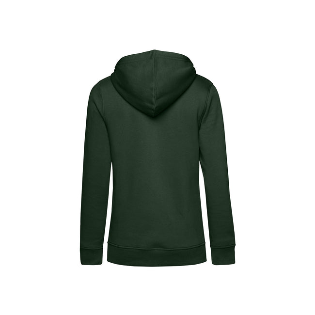 Forest Green - Back - B&C Womens-Ladies Organic Hoodie
