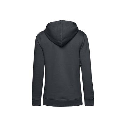 Asphalt - Back - B&C Womens-Ladies Organic Hoodie