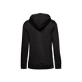 Black - Back - B&C Womens-Ladies Organic Hoodie