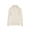 Off White - Front - B&C Womens-Ladies Organic Hoodie