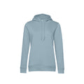 Duck Egg Blue - Front - B&C Womens-Ladies Organic Hoodie