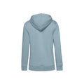 Duck Egg Blue - Back - B&C Womens-Ladies Organic Hoodie