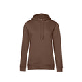 Coffee - Front - B&C Womens-Ladies Organic Hoodie