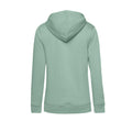 Sage Green - Back - B&C Womens-Ladies Organic Hoodie