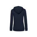 Navy - Back - B&C Womens-Ladies Organic Hoodie