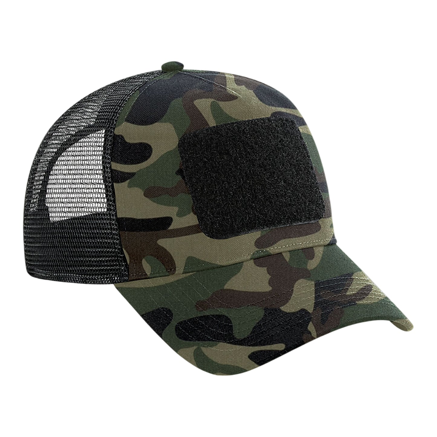 Jungle Camo - Front - Beechfield Unisex Adult Trucker Cap