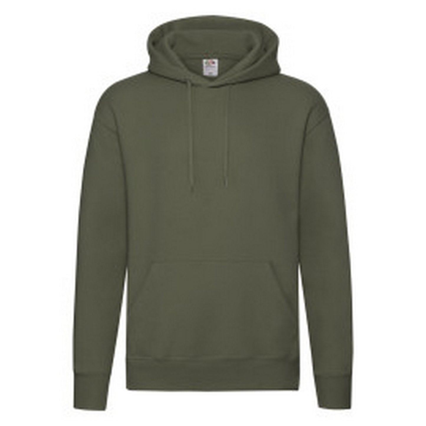 Classic Olive - Front - Fruit of the Loom Mens R Hoodie