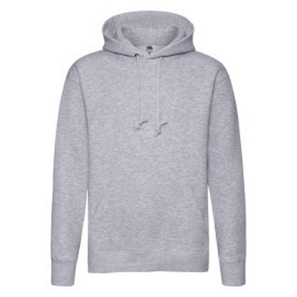 Heather Grey - Front - Fruit of the Loom Mens R Hoodie