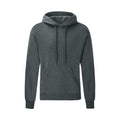 Charcoal - Front - Fruit of the Loom Mens R Hoodie