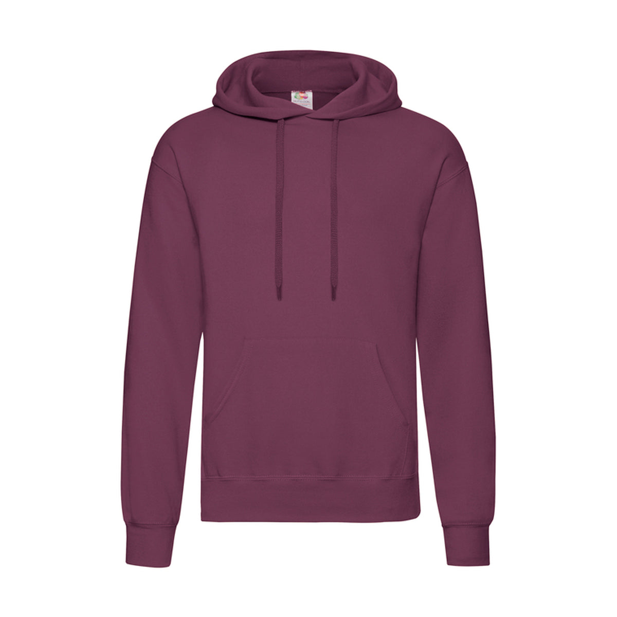 Burgundy - Front - Fruit of the Loom Mens R Hoodie