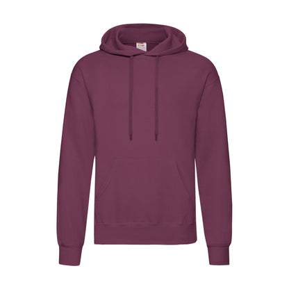 Burgundy - Front - Fruit of the Loom Mens R Hoodie