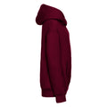 Burgundy - Side - Jerzees Schoolgear Childrens-Kids Hoodie