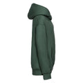 Bottle Green - Side - Jerzees Schoolgear Childrens-Kids Hoodie